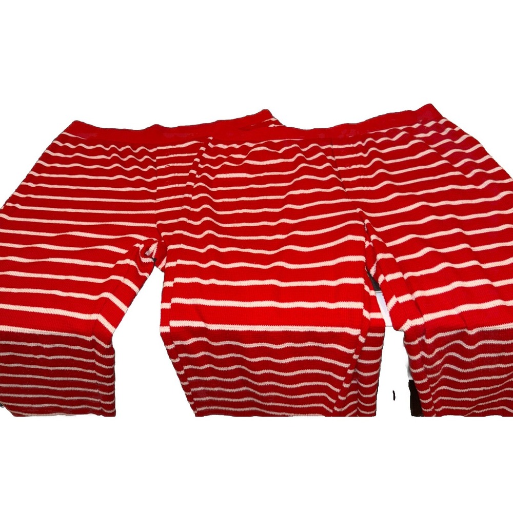 His & Hers Christmas Red/White Pajama Pants- Most Comfortable Pjs Ever - Worn 1X - Picture 7 of 7